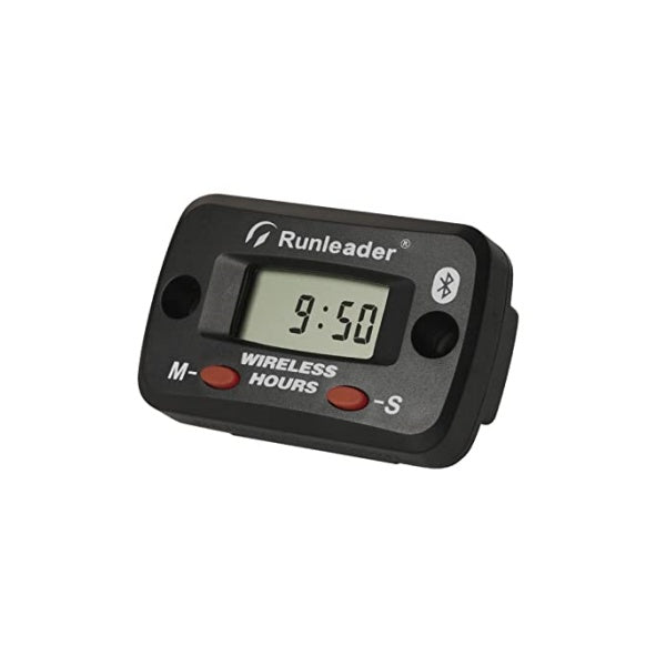Runleader RL-HM068V-BT Digital Wireless Vibration Activated Hour Meter Data Remote Bluetooth Manage Maintenance Reminders for Lawn Mower Tractor Chainsaw