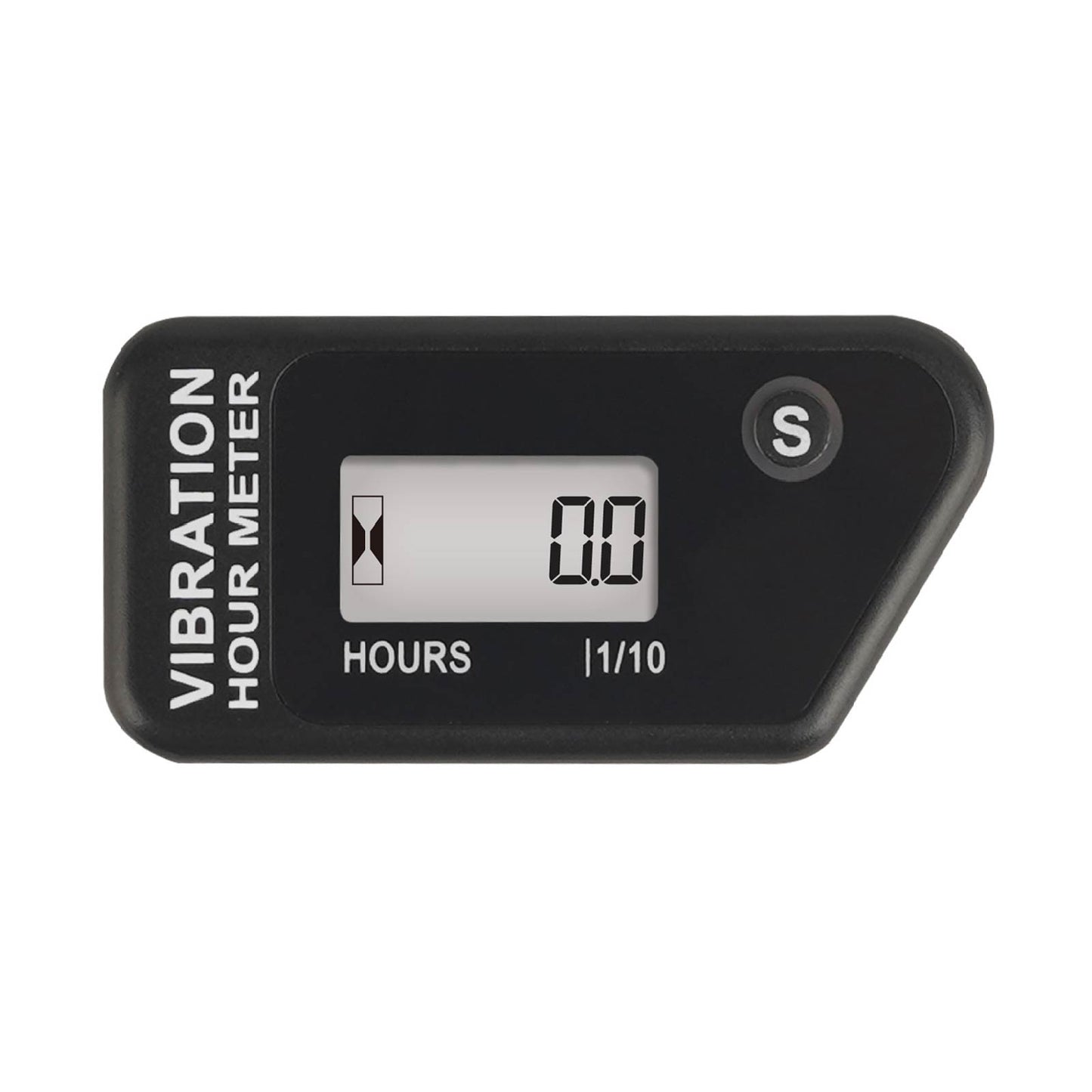 Runleader Digital Self Powered Wireless Hour Meter, Vibration Activated, Resettable Job Timer, User Lock Shutdown for Generator Marine ATV Lawn Mower