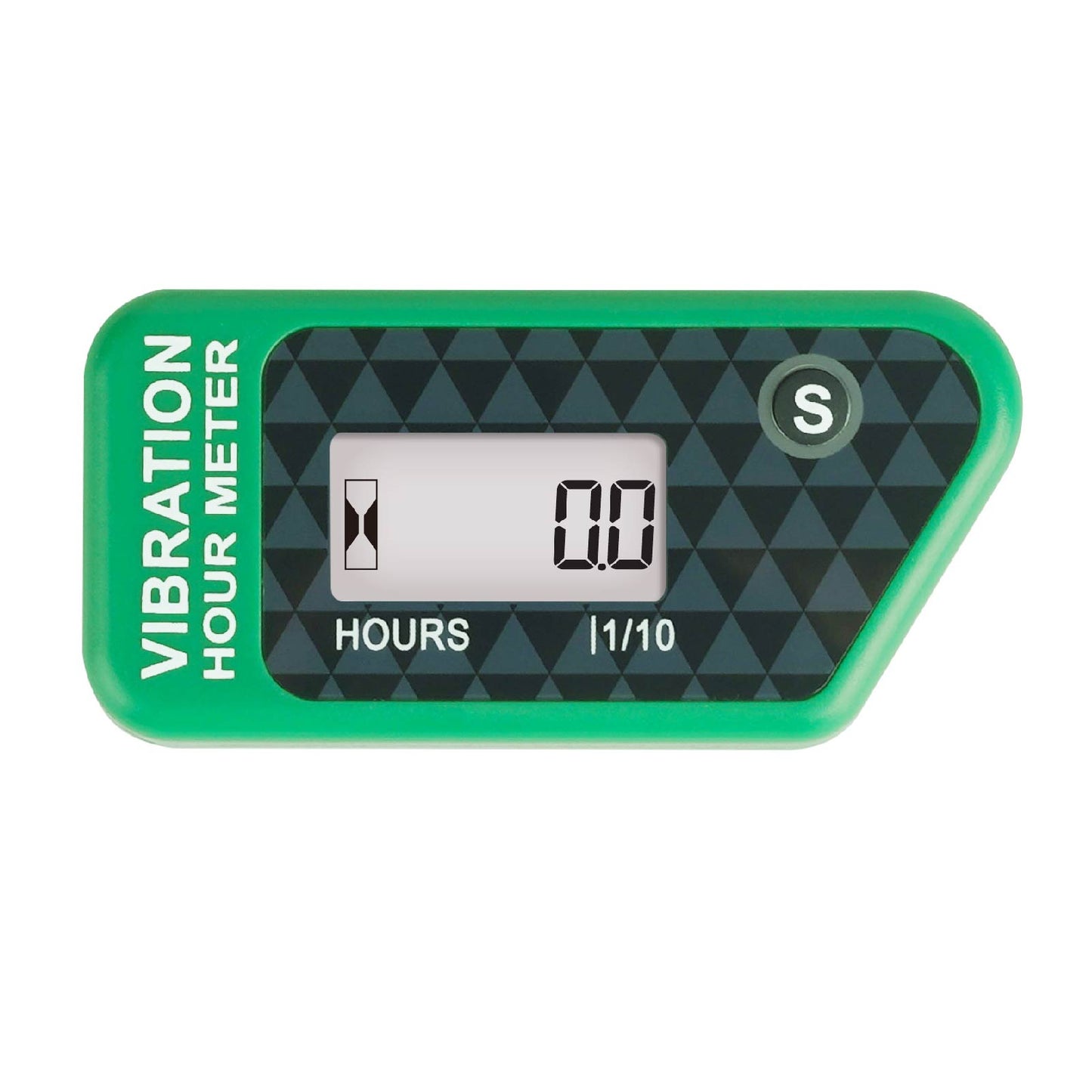 Runleader Digital Self Powered Wireless Hour Meter, Vibration Activated, Resettable Job Timer, User Lock Shutdown for Generator Marine ATV Lawn Mower