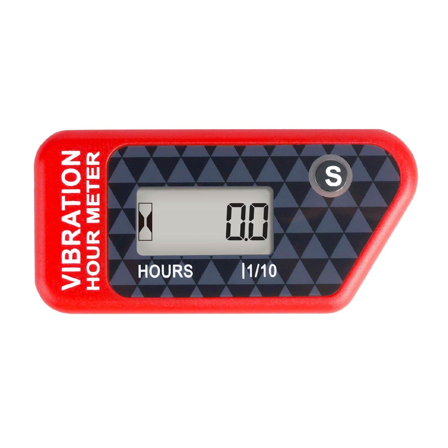 Runleader Digital Self Powered Wireless Hour Meter, Vibration Activated, Resettable Job Timer, User Lock Shutdown for Generator Marine ATV Lawn Mower