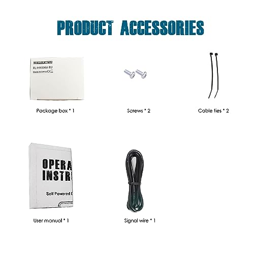 Runleader RL-HM006A Digital LCD Maintenance Hour Meter for Small Engine, Waterproof Design, Applicable to Gas Engine Powered Lawn Mower Generator Motorcycle