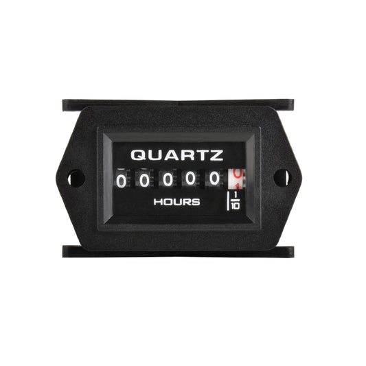 Runleader RL-HM004 Digital Hour Meter, Total Running Hours Record for ZTR Lawn Mower Inverter Generator Air Compressor Club Car Scrubber Machine Floor