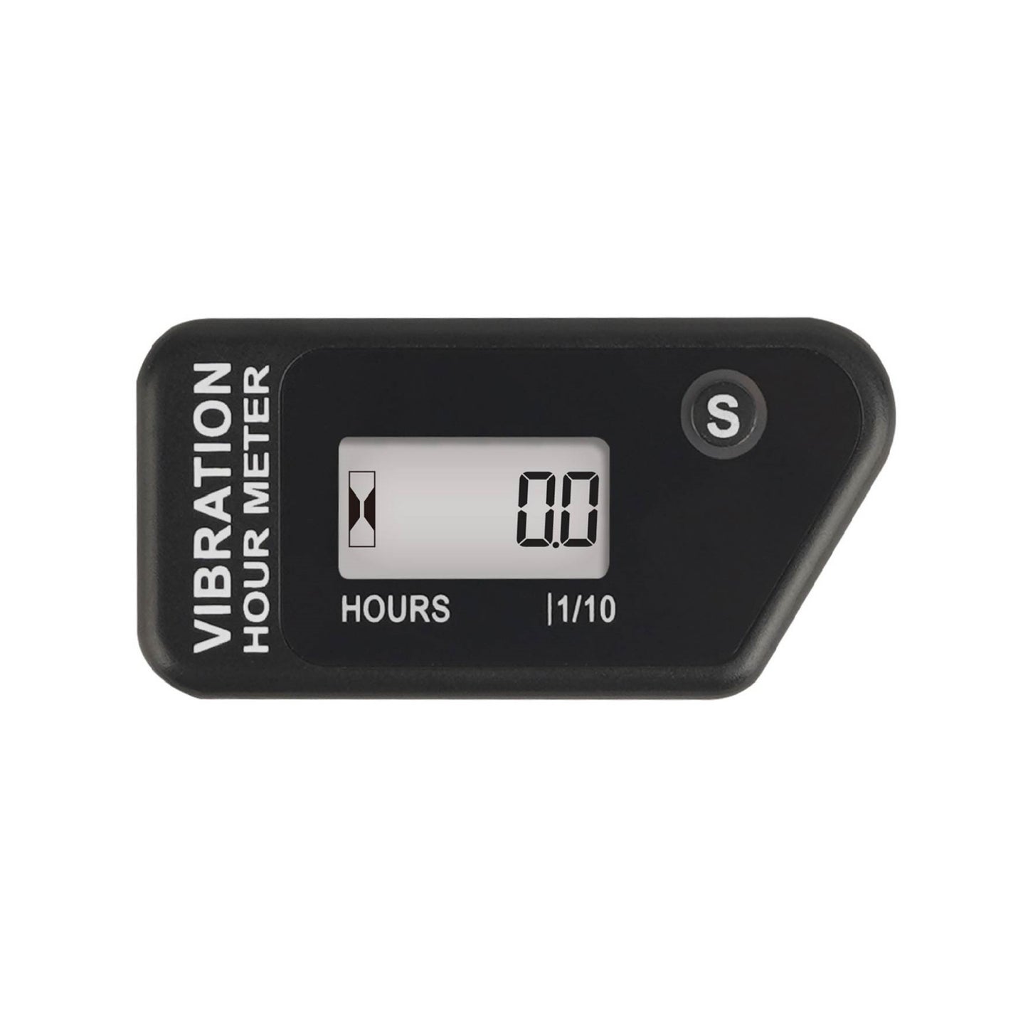 Runleader Digital Self Powered Wireless Hour Meter, Vibration Activated, Resettable Job Timer, User Lock Shutdown for Generator Marine ATV Lawn Mower