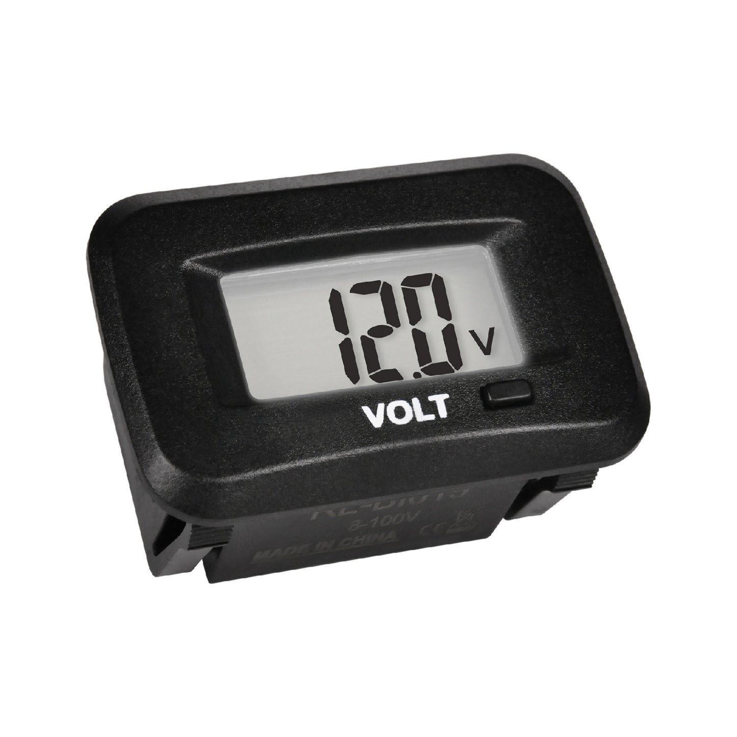 Runleader RL-BI019 Digital Voltage Meter Gauge DC 8V to 100V Over and Under Voltage Reminder for Club Car Forklift Scrubber Machine Snowmobile Car RV Trailer