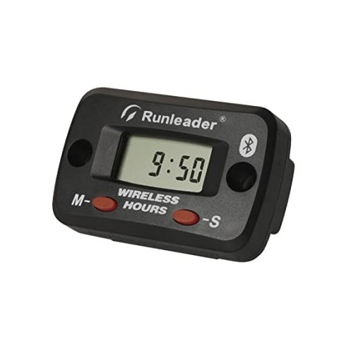 Runleader RL-HM068V-BT Digital Wireless Vibration Activated Hour Meter Data Remote Bluetooth Manage Maintenance Reminders for Lawn Mower Tractor Chainsaw