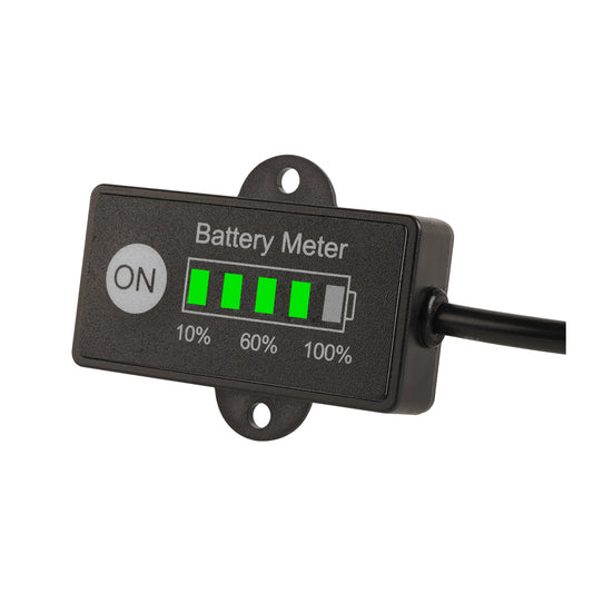 Runleader RL-BI005B DC 12V to 48V LED Mini Battery Power Indicator, Battery Charge Reminder, Applicable to Lead Acid LiFePO4 18650 Battery Powered Lawn Mower