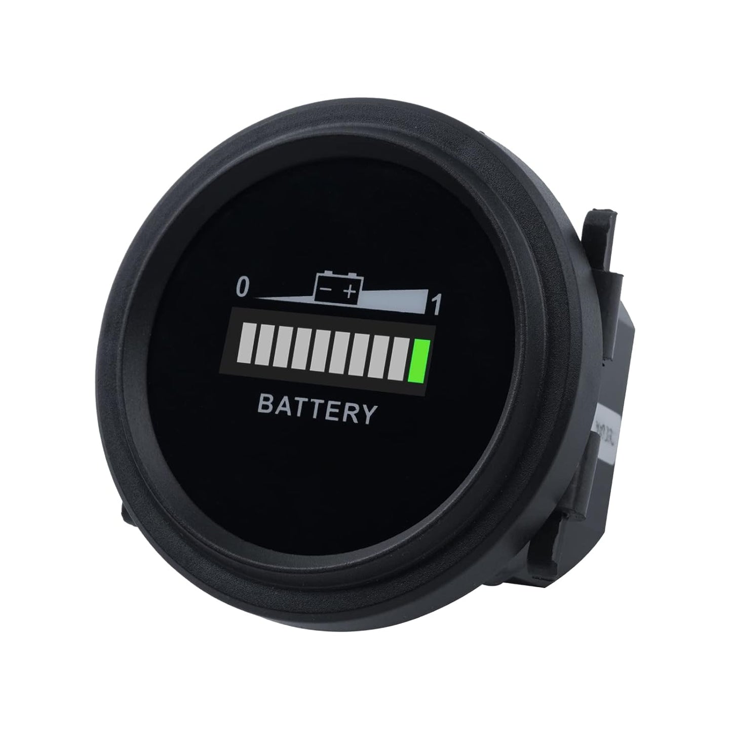 Runleader RL-BI002 12V to 24V,36V,48V to 72V LED Battery Power Indicator,Battery Charge & Discharge Display,Applicable to Lead Acid Battery Powered Golf Cart Forklift Lawn Mower Leaf Trimmer Motorhome etc.