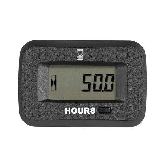 Runleader RL-HM038AGH2 Digital Maintenance Hours Counter,Volt. 5V to 277V for Small Gas Engine,Works on Garden Tractor Golf Cart Forklift Scrubber Machine Generator Compressor Dirt Bike Motorcycle Snowmobile