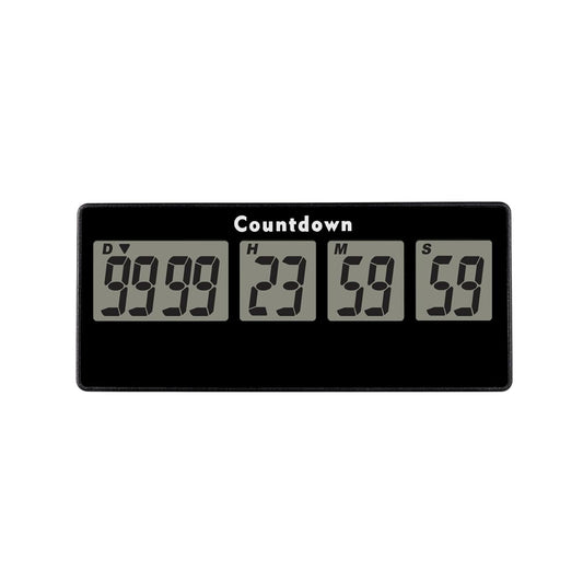Runleader RL-HM202A Digital 9999 Days Events Timer, Countdown Tracking & Stopwatch Record,Display ON/Off for Anniversary Festival Retirement Graduation Vacation Meeting etc.