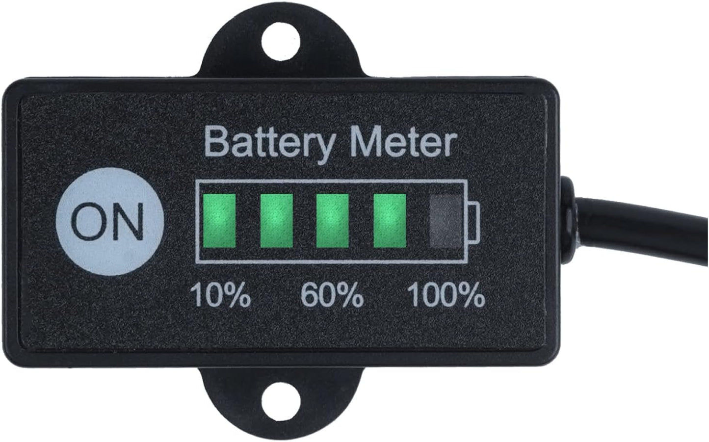 Runleader RL-BI005-LA LED Battery Fuel Gauge,DC12V/24V,Real-time Battery Capacity Display,Lead Acid Battery Applicable,Screen On/Off for Golf Cart Club Car Forklift Scrubber Machine Floor Care Equipment