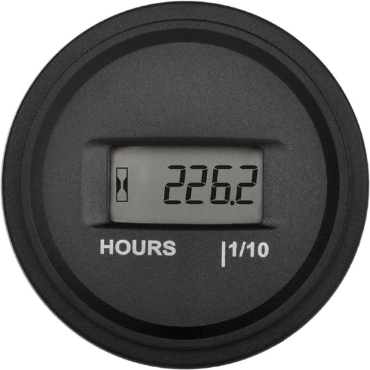 Runleader RL-HM056AD Digital LCD Hour Meter Kit, AC/DC 5V to 277V, Use for ZTR Lawn Mower Tractor Generator Golf cart Club car Scrubber Marine ATV Motor Compressor and Gas Powered Equipment