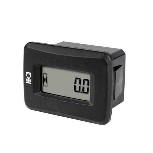 Runleader RL-HM078AD Digital LCD Hour Meter, AC/DC 5V to 277V,Maintenance Total Running Hours,Data Storage,Waterproof Design for Lawn Mower Generator Motorcycle Golf Cart Forklift Scrubber Machine.