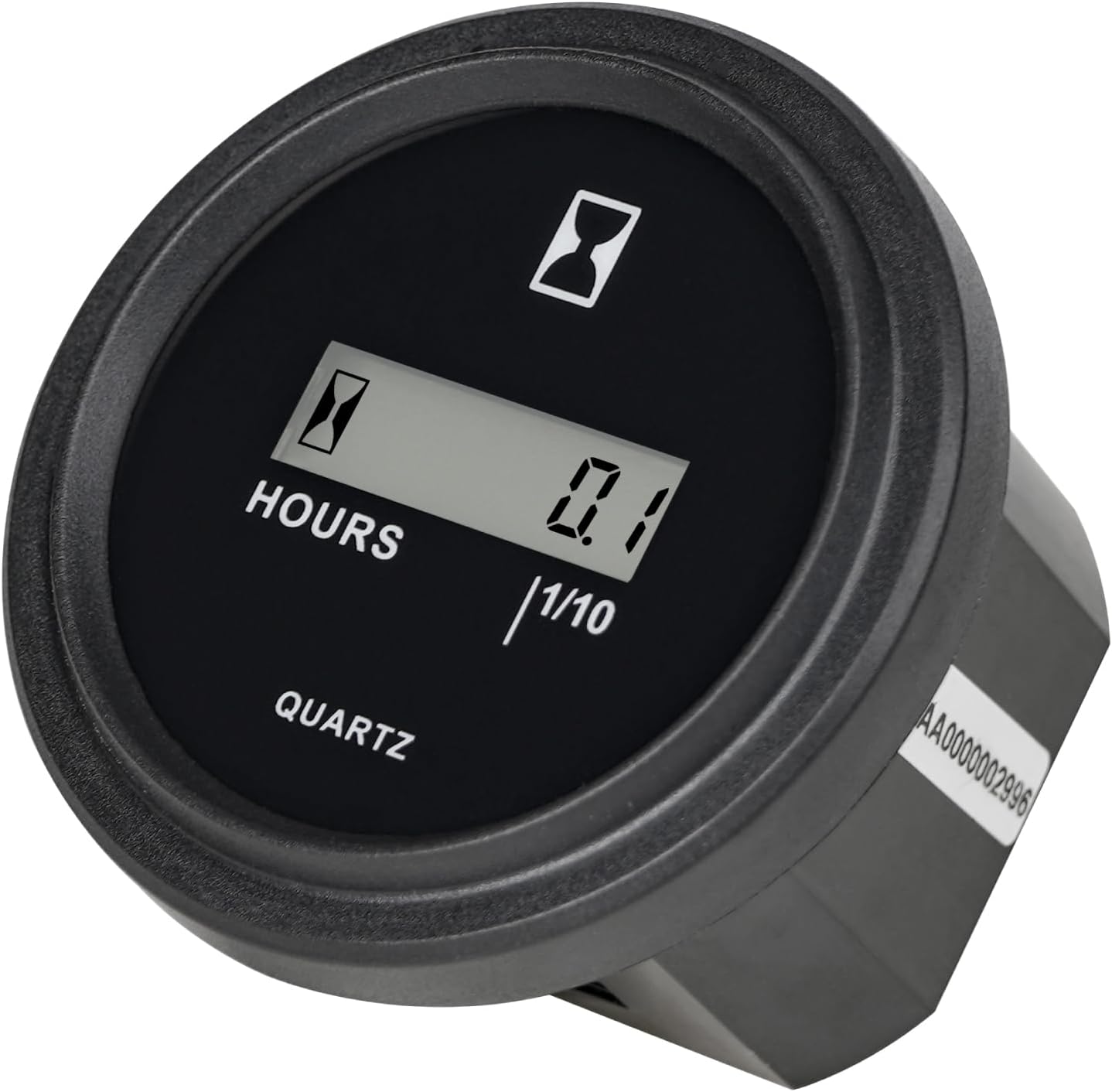 Runleader RL-HM005 LCD Hour Meter,AC 86V to 230V & DC 4.5V to 90V, Data Storage & Waterproof Design for Club Car Forklift Go-Kart Lawn Mower Sawmill etc