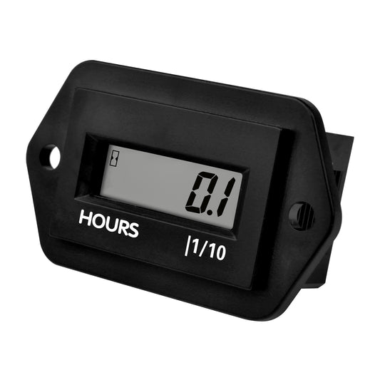 Runleader RL-HM008B Hour Meter, Working Data Storage, Waterproof Design for Garden Tractor Forklift Motorhome Snowmobile etc.