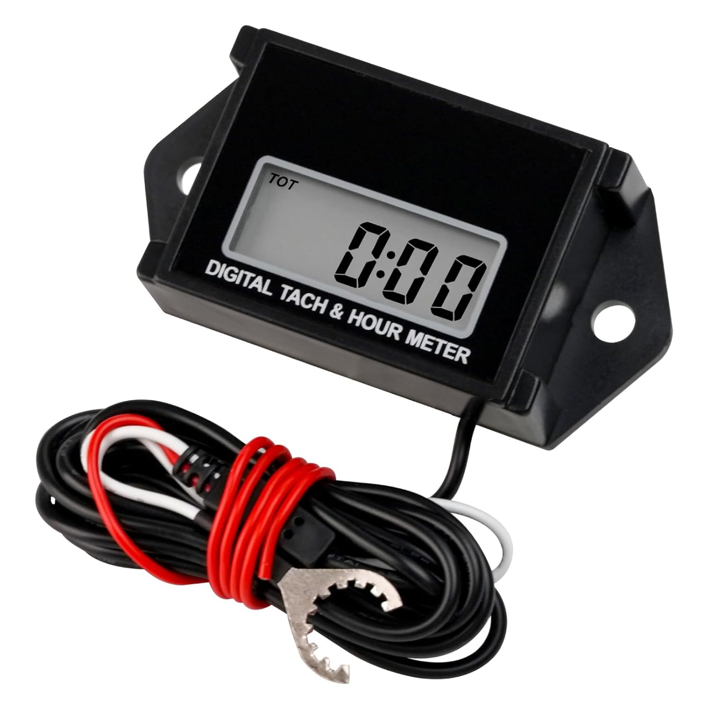 Runleader RL-HM026B Digital Hours Tachometer,Waterproof Design for Gasoline Powered Lawn Mower Generator Motorcycle Outboard Motor Chainsaw etc.
