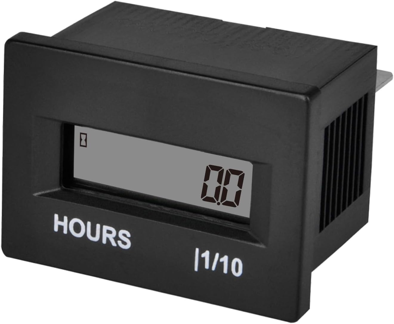 Runleader RL-HM010A-SC Digital Hour Meter, Inductive Hours Counter, AC/DC 8V to 60V for Lawn Garden Tractor Compressor Generator ATV Motorcycle Club Car Forklift Scrubber Machine