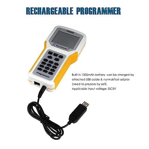Runleader Digital Rechargeable Programmer, Data Communication by RS232/ One line/ RS486/CAN, Working Parameters for Battery Indicator, Hour Meter