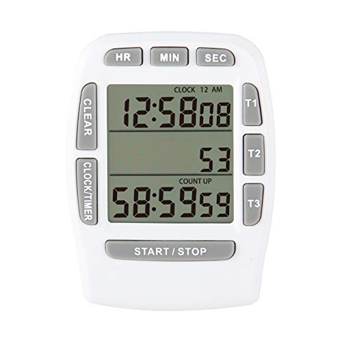 Runleader RL-KT001 Digital Timer with Large LCD 3 Channel Digital Time