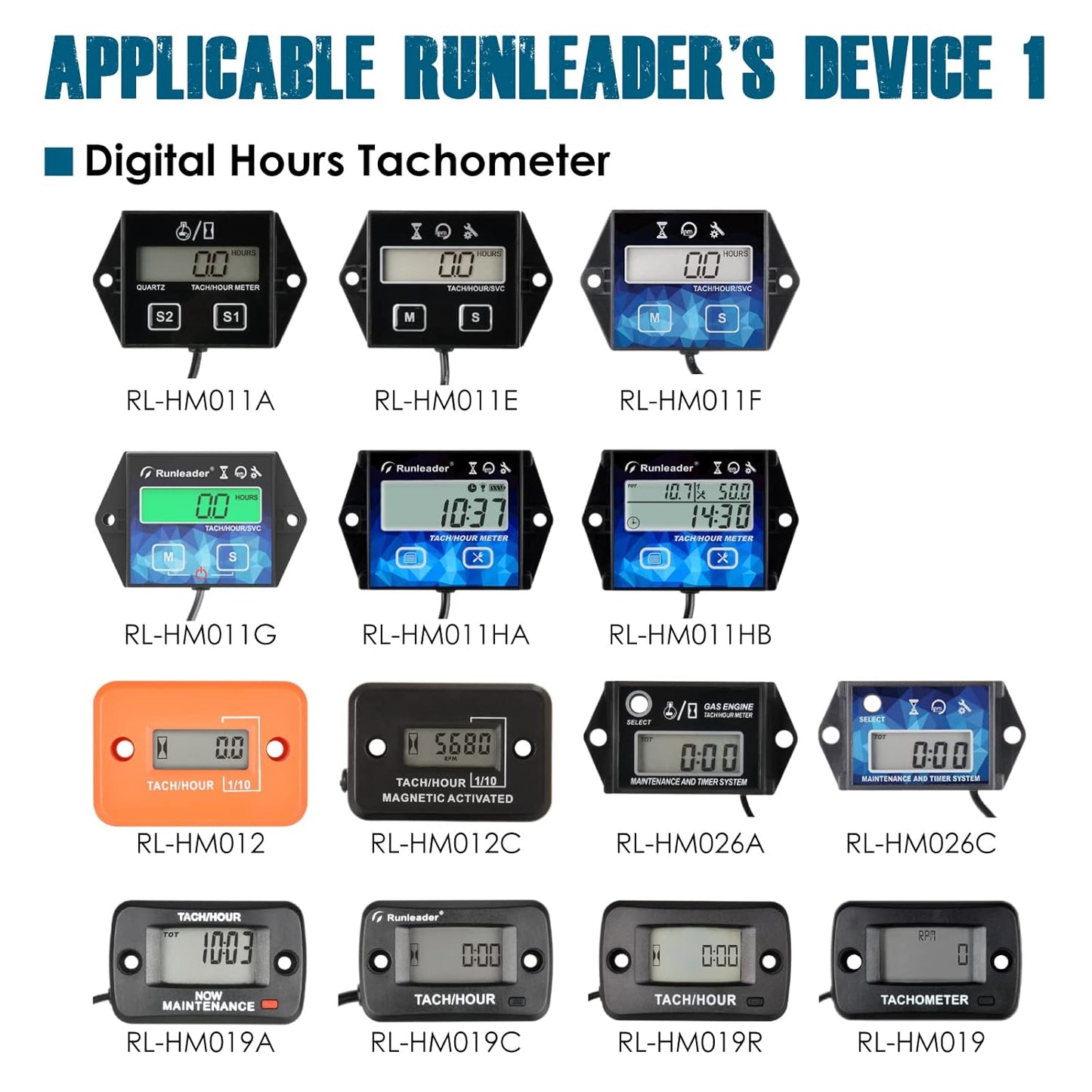 Runleader RL-BT015A Hour Meter Tachometer Mounting Bracket, Universal Stable Alloy Steel,No Drilling Installation Design,Compatible Use on Generator EU1000I EU2000I EU2200I.