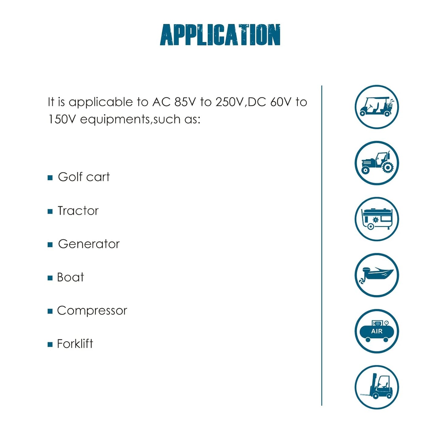 Runleader RL-HM037B Maintenace Hour Meter Works on AC and DC Powered Machine Lawn Mower Tractor Forklift Go-kart etc.