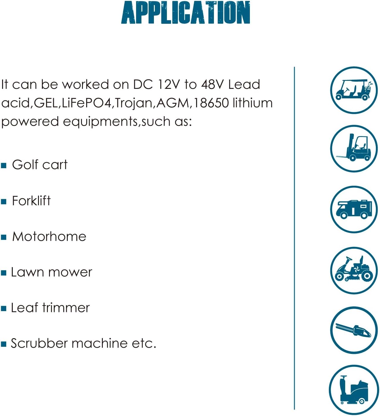Runleader RL-BI022A 12V to 48V Battery Indicator Volt Meter, Working Hours Record for Golf Cart Forklift Lawn Mower Motorhome Scrubber Machine etc.