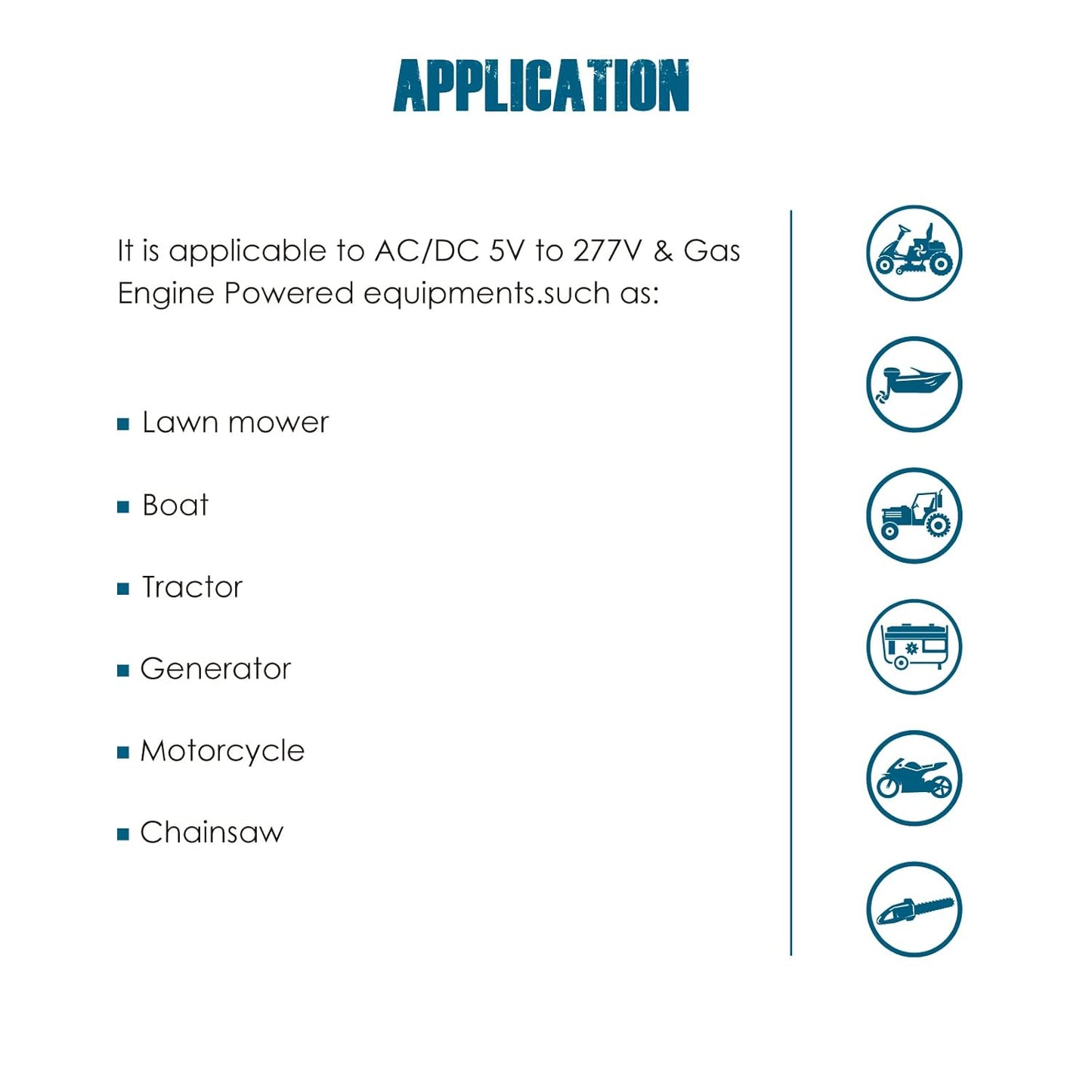 Runleader RL-HM038AGH2 Digital Maintenance Hours Counter,Volt. 5V to 277V for Small Gas Engine,Works on Garden Tractor Golf Cart Forklift Scrubber Machine Generator Compressor Dirt Bike Motorcycle Snowmobile