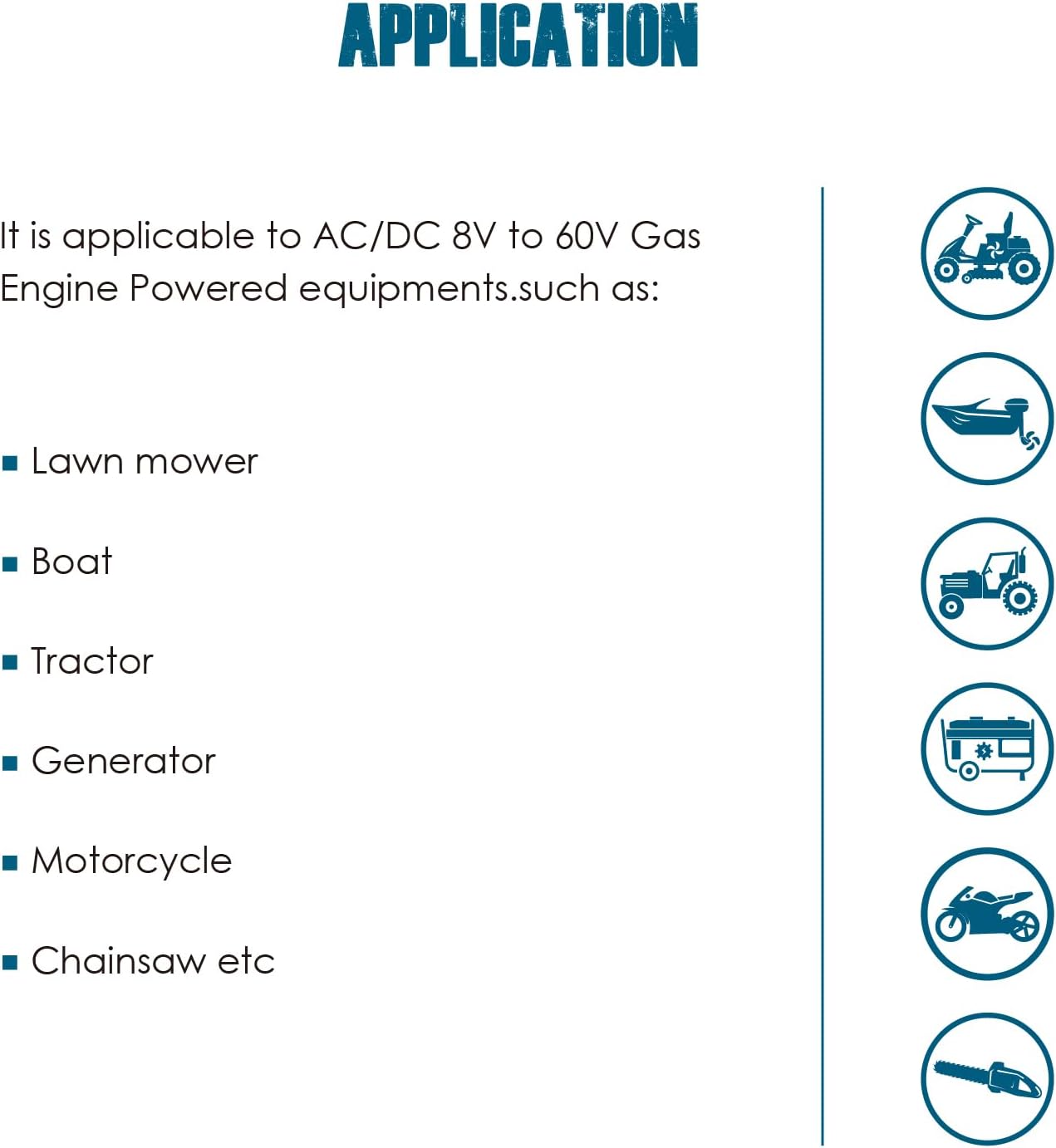 Runleader RL-HM010A-SC Digital Hour Meter, Inductive Hours Counter, AC/DC 8V to 60V for Lawn Garden Tractor Compressor Generator ATV Motorcycle Club Car Forklift Scrubber Machine