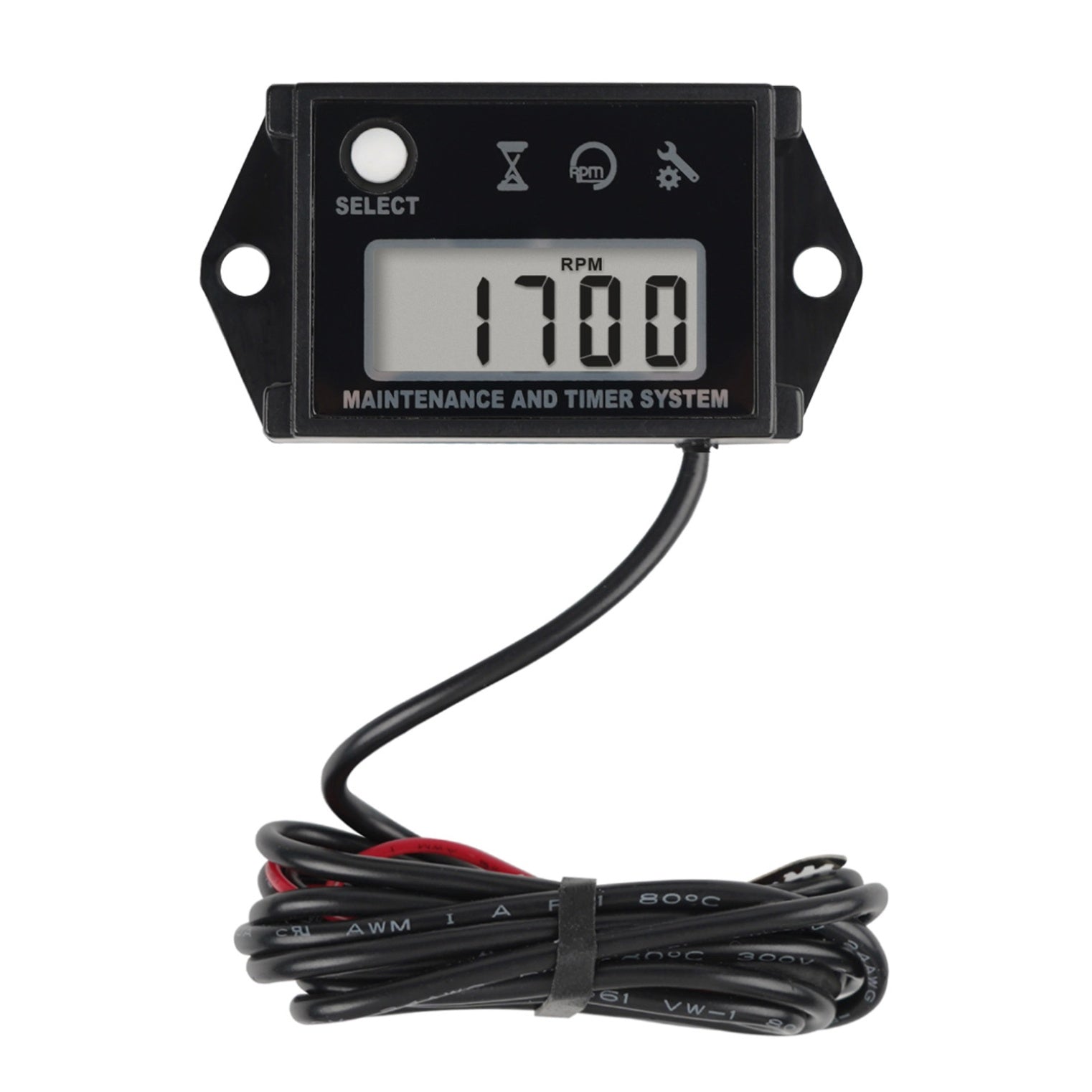 Small Engine Rpm Meter Runleader RL-HM026C Small Engine Hour Meter, Digital Tachometer, Maint